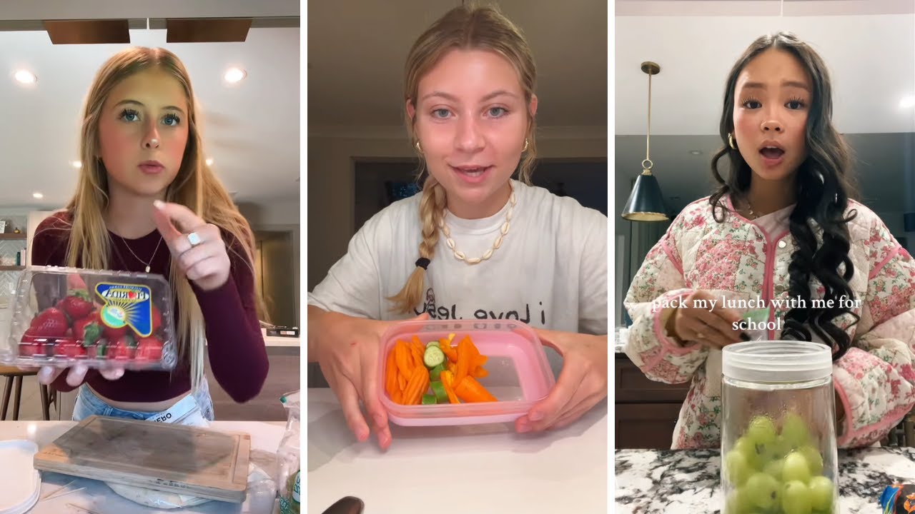 Pack my lunch with me for school | TikTok Compilation