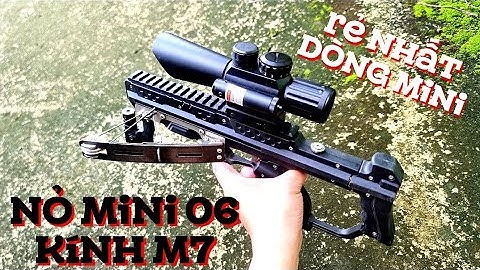 NỎ SĂN MINI 06 XÀI BI SẮT VÀ MŨI TÊN GIÁ RẺ