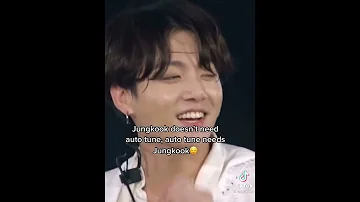 Jungkook Doesn T Need Auto Tune Auto Tune Needs Jungkook 