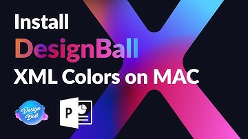 How to install DesignBall XML colors on MAC