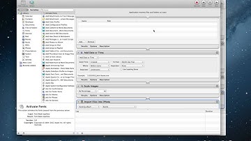 MAC OS X Automator from workflow to application