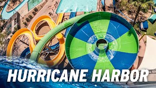 Six Flags Hurricane Harbor Phoenix | All Water Slides POV