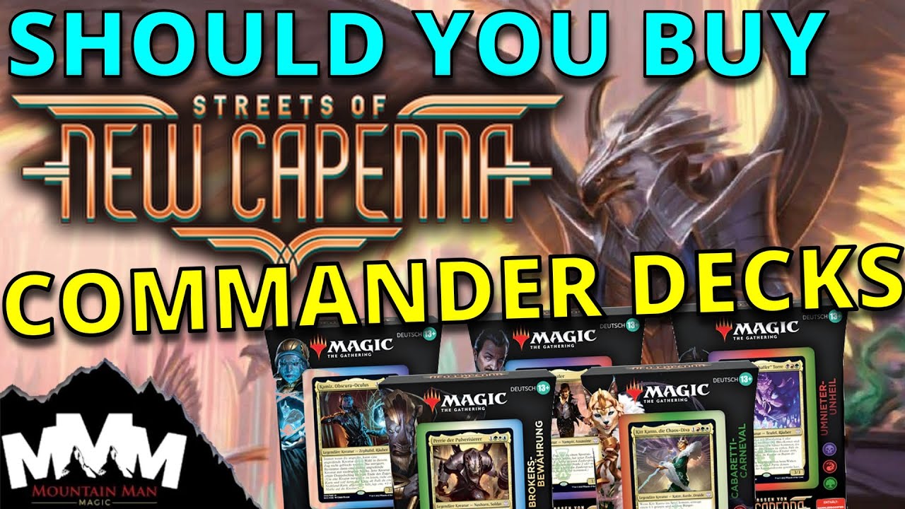New Capenna Commander Decks Should You Buy Them!? Reviewing the
