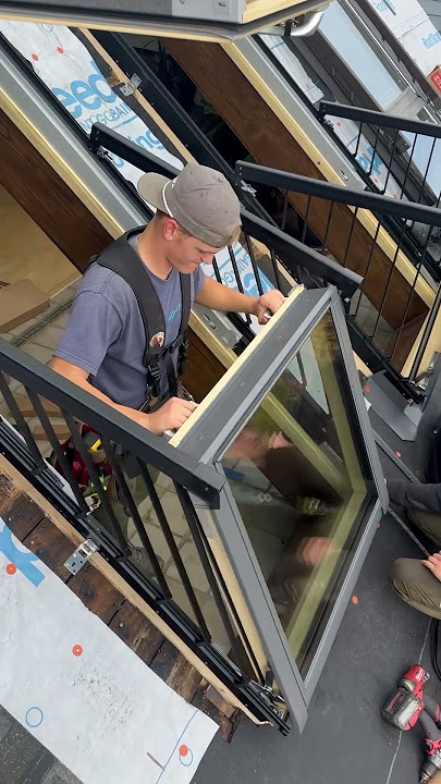 Velux Cabrio Balcony Skylight installation