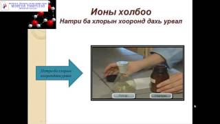 картинка: Монгол Тэмүүлэл сургууль - Хими Ионы холбоо I
