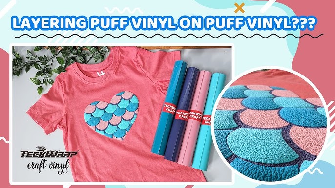 Trying PUFF VINYL For The First Time! 👀😱 // How To Heat Press