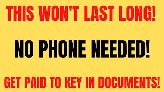No Phone Needed | No Degree Work From Home Job |Get Paid to Key In Documents | Online Jobs Hiring screenshot 4