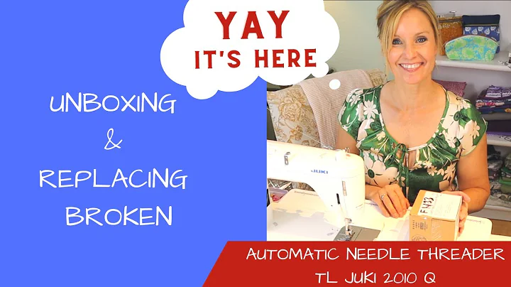 Unboxing and Replacing The JUKI TL 2010 Q Automatic Needle Threader   HD 1080p