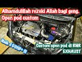 Custom open pod perodua myvi g3 13  rnr exhaust  hasil keje cun dan murah