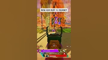 NEW ASH BUFF IS INSANE!! #apex #playapex #apexlegends