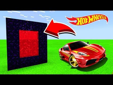 How To Make A Portal To HOT WHEELS DIMENSION in Minecaft Pocket Edition/MCPE