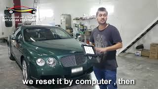 repair soft close automatic door Bentley continental / اصلاح شفت باب بينتلي