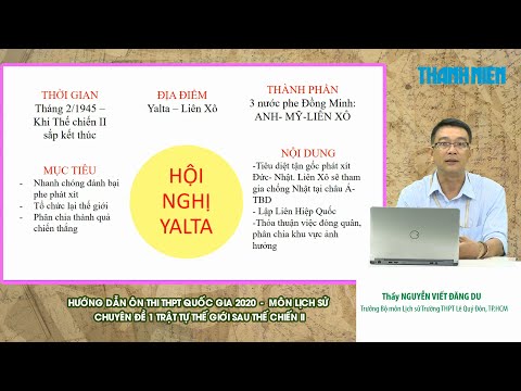 Video [ÔN THI THPT QUỐC GIA 2020] MÔN LỊCH SỬ Chuyên đề 1 -... - youtube