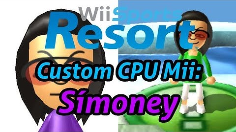 Wii Sports Resort: Custom CPU Mii - Símoney