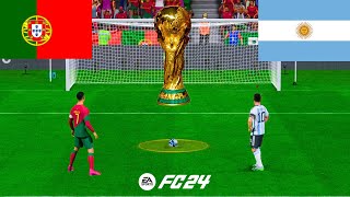 ARGENTINA VS PORTUGAL - FIFA 24 PENALTIES - MESSI VS RONALDO - WC 22 FINAL