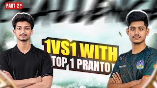 1VS1 WITH TOP 1 PR4NTO🔥| PART 2?  | INF.OVI | TEAM INFINITY | TOP FANS 💚 | IQOO 13 
