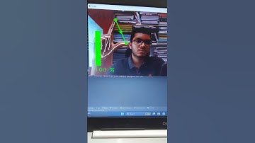 Volume adjusting using Gestures #opencv #ai #computervision #project #pythonprogramming