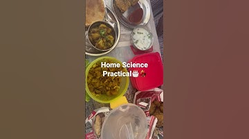 Home Science Practical in School🥙🌮