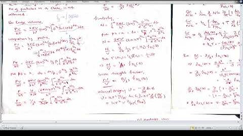 Thermodynamics of ideal Fermi gas 1
