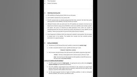 GPS - Working Principle - Satellite signal structure, Code & Carrier Phase Measurements
