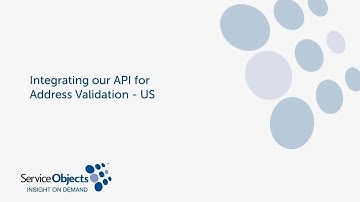 API Integration for Service Objects
