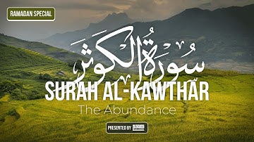 108) Surah Al-Kawthar سورة الكوثر - RAMADAN SPECIAL - Talha Academy Live