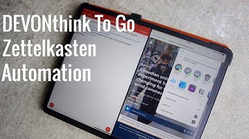 DEVONthink To Go Zettelkasten Automation with Shortcuts
