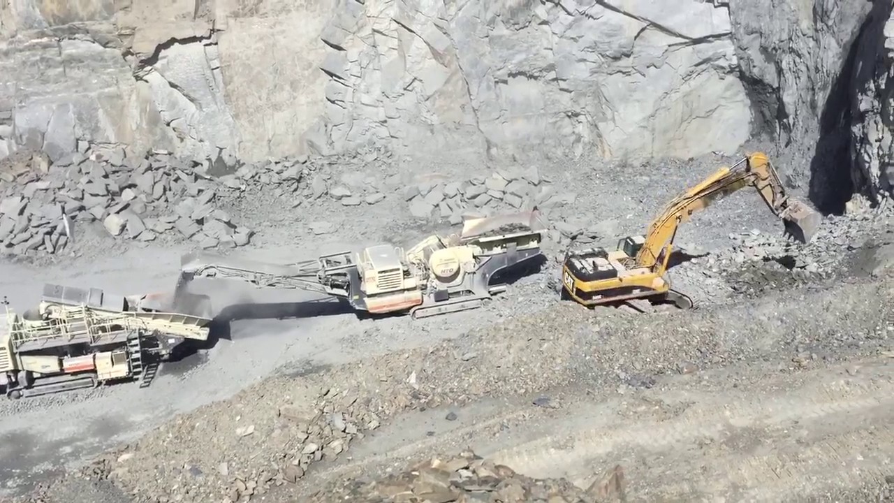 Hilltop Quarries at work YouTube