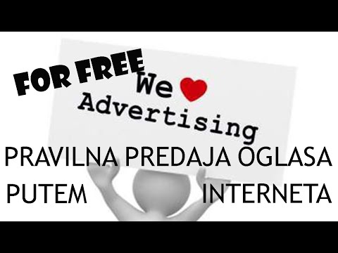 Video: Kako Narediti Oglas Na Internetu