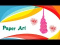 Artandcraft diy origami paper paper origami hanging light craft  anjalis art theater 