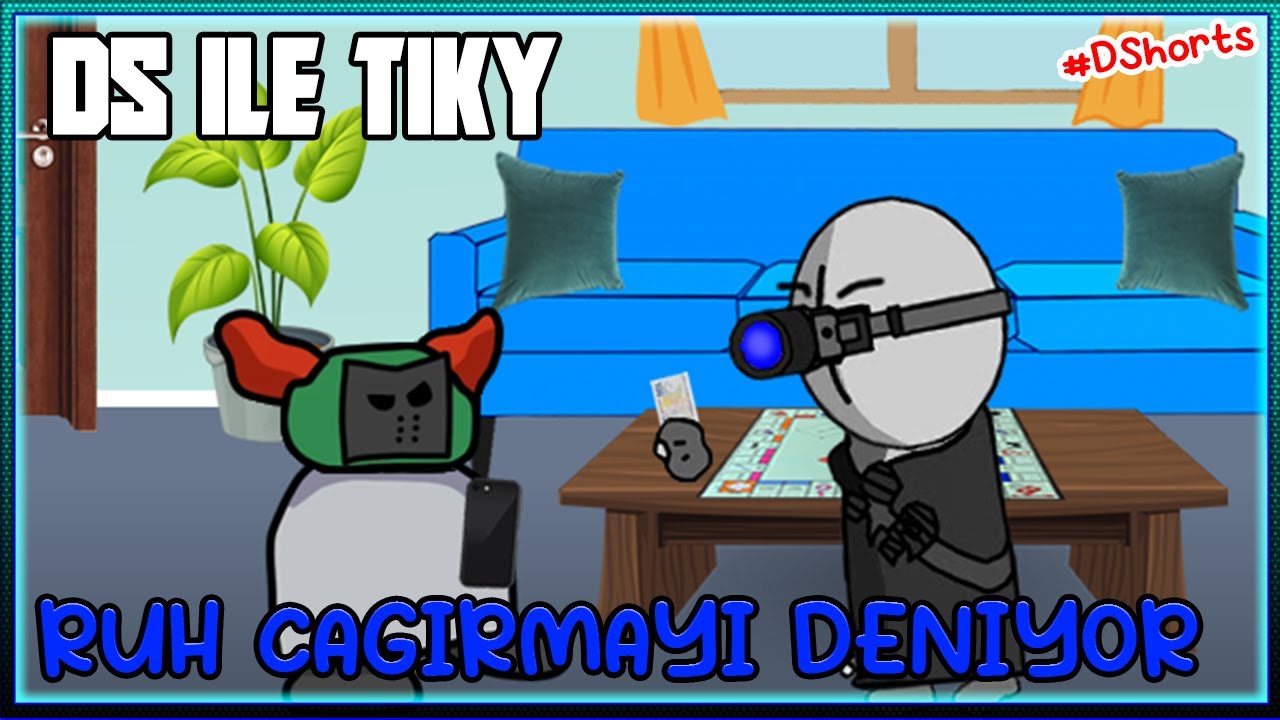 DS İle Tiky Ruh Çağırmaya Çalışıyorlar | Animasyon #DShorts - YouTube