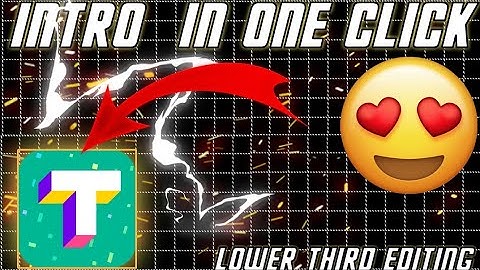 how to make intro in one click 😱/Lower third editing/HYPE TEXT/INFINITYSTUDIO