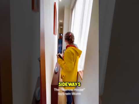 The World S Thinnest House Only 1 Meter Wide