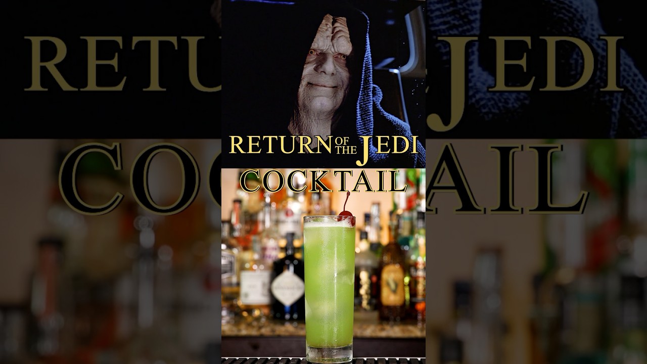 Boozy STAR WARS cocktail inspired by Return of the Jedi "It's A TRAP!"