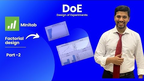 DoE : Design Of Experiments | Easy way to learn DoE with Minitab Working Part 2 #doe