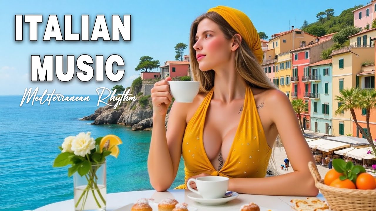The Best 🇮🇹 Italian Music 🎶 2 Hours Scenic Amalfi Coast & Venice Canal Relaxation 4K