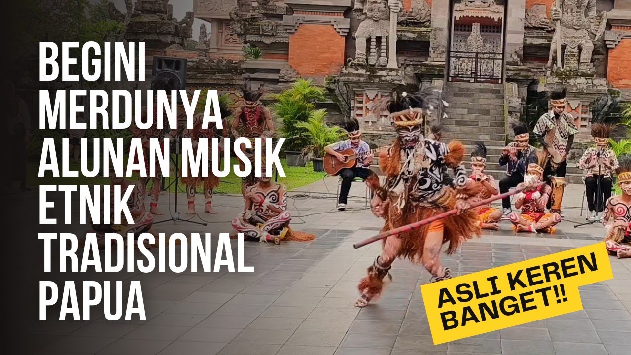 Begini merdunya alat musik etnik tradisional asli Papua #papua #musiktradisional #musiketnikpapua