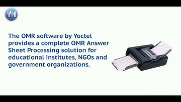 Best OMR Sheet Processing Software | OMR Cum OCR Software
