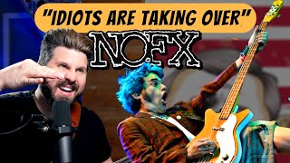 First Time Hearing NOFX! Bass Teacher REACTS to &quot;Idiots Are Taking Over&quot; and Fat Mike