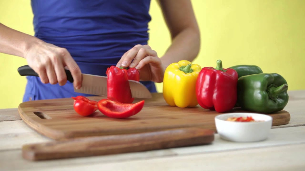 How to Cut Bell Peppers YouTube