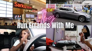 Come Run Errands With Me VLOG | Car Wash &amp; Maintenance , Mall Run , Pack With Me For Vaca.