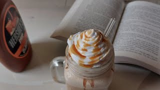 Starbucks style Caramel frappuccino🥤/caramel frappé recipe/frappuccino recipe #frappucino #frappé