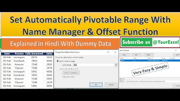 Automate Pivot Range for Dynamic Data Analysis! Excel Tutorial |