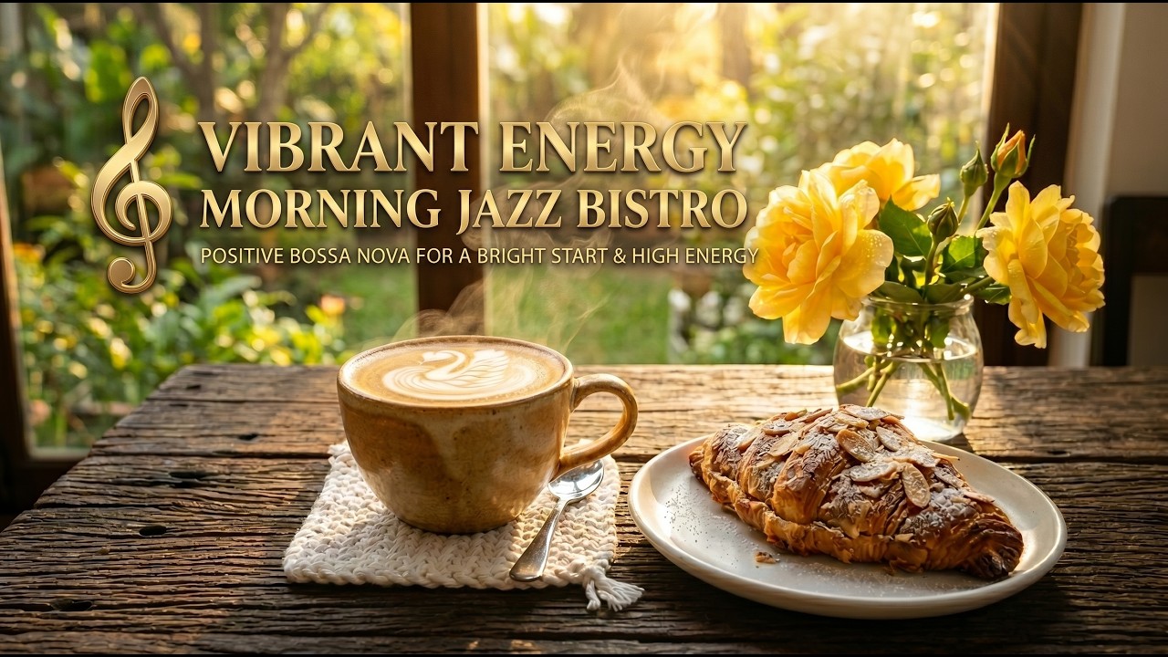 Vibrant Energy Morning Jazz ☕ Positive Bossa Nova, Smooth Jazz