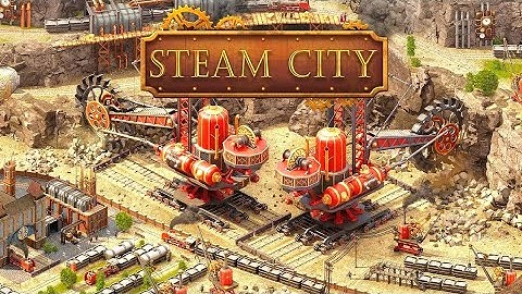 Steam City Town Building Game. Part 1 Gameplay Walkthrough (iOS,Android). #steamcity