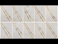 22ct Gold chain mangalsutra designs with weight &amp; price // new short chain mangalsutra designs