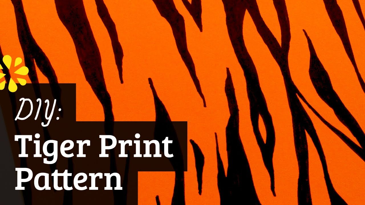 tiger stripe stencil printable