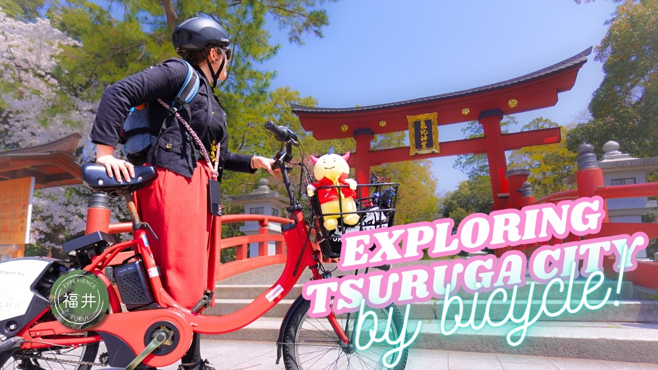 #Cycling in Fukui ｜Let’s explore Tsuruga City by bike! 🚲🌸#cyclinglife #japan #sustainabletravel