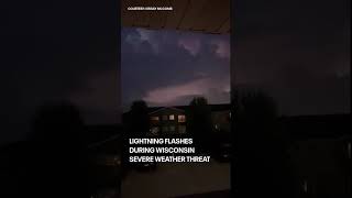 Wisconsin severe weather, lightning in Beaver Dam