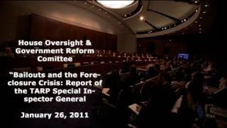 "Bailouts and the Foreclosure Crisis: Report of the SIGTARP Program"